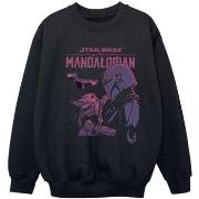 Sweat-shirt enfant Disney The Mandalorian Hello Friend