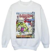 Sweat-shirt enfant Marvel Spider-Man VS Hulk Cover