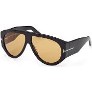 Lunettes de soleil Tom Ford FT1044 Bronson Lunettes de soleil, Noir/Ma...