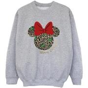 Sweat-shirt enfant Disney Minnie Mouse Leopard Christmas