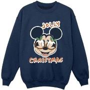 Sweat-shirt enfant Disney Mickey Mouse Jolly Christmas Glasses