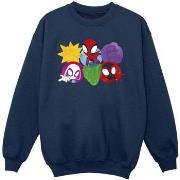 Sweat-shirt enfant Marvel Spidey And His Amazing Friends Faces