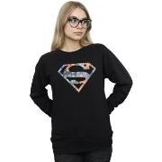 Sweat-shirt Dc Comics Superman Floral Logo 2