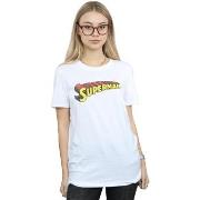 T-shirt Dc Comics Superman Telescopic Crackle Logo