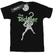 T-shirt Dc Comics The Riddler Mono Action Pose