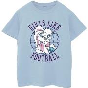 T-shirt enfant Dessins Animés Lola Bunny Girls Like Football