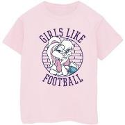 T-shirt enfant Dessins Animés Girls Like Football