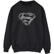 Sweat-shirt Dc Comics Superman Logo Sketch