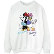 Sweat-shirt Disney Minnie Mouse And Daisy