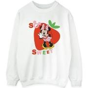 Sweat-shirt Disney Minnie Mouse So Sweet Strawberry