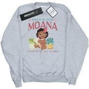 Sweat-shirt Disney Moana Born In The Ocean