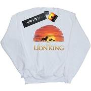 Sweat-shirt Disney The Lion King Movie Sunset Logo