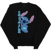 Sweat-shirt Disney Lilo And Stitch Posing