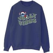 Sweat-shirt Disney Lilo Stitch Jolly Chilling Vibes