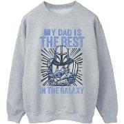 Sweat-shirt Disney Mandalorian Best Dad