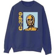 Sweat-shirt Disney C3PO Line Art