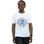 T-shirt enfant Marvel Avengers Endgame Painted Icons