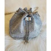 Sac Bandouliere Sans marque Joli sac seau a strass avec chaînette