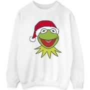 Sweat-shirt Disney Muppets Kermit Christmas Head