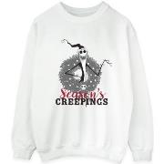 Sweat-shirt Disney The Nightmare Before Christmas Seasons Creepings Wr...