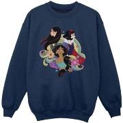 Sweat-shirt enfant Disney Princess Mulan Jasmine Snow White