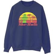 Sweat-shirt Marvel She-Hulk: Attorney At Law Sunset Flex