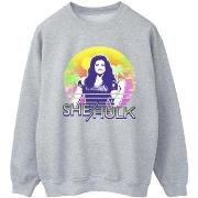 Sweat-shirt Marvel She-Hulk: Attorney At Law Sunset Smile