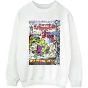 Sweat-shirt Marvel Spider-Man VS Hulk Cover