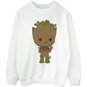 Sweat-shirt Marvel I Am Groot Chibi Wave Pose