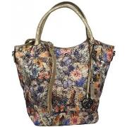 Sac à main Eternel Sac à main motif imprimé floral métallisé 2977L