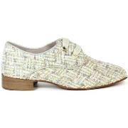 Chaussures Aplauso ZAPATOS DE CORDONES CON ESTAMPADO TWEED NELLY BLANC...