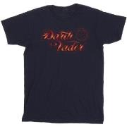 T-shirt enfant Disney Obi-Wan Kenobi Darth Vader Ribbon Font