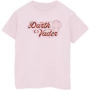 T-shirt Disney Obi-Wan Kenobi Darth Vader Ribbon Font