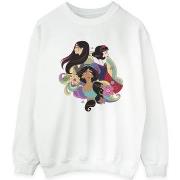 Sweat-shirt Disney Princess Mulan Jasmine Snow White