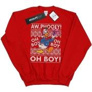 Sweat-shirt Disney Donald Duck Christmas Fair Isle