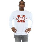 Sweat-shirt Disney Mickey Mouse Letter Peak