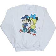 Sweat-shirt Disney Mickey And Minnie Mouse Pose