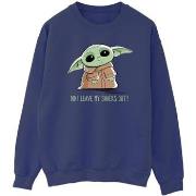 Sweat-shirt Disney The Mandalorian Grogu Snacks Meme