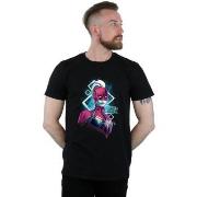 T-shirt Marvel Captain Neon Warrior