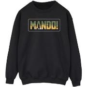 Sweat-shirt Disney The Mandalorian Mando Cutout