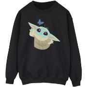 Sweat-shirt Disney The Mandalorian Butterfly Catching