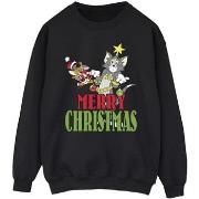 Sweat-shirt Dessins Animés Merry Christmas Baubles