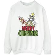 Sweat-shirt Dessins Animés Merry Christmas Baubles