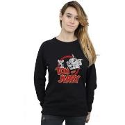 Sweat-shirt Dessins Animés Distressed Logo