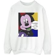 Sweat-shirt Disney Mickey Mouse Oh Minnie Pop Art