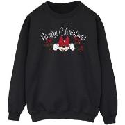 Sweat-shirt Disney Minnie Mouse Christmas Holly