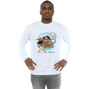 Sweat-shirt Disney Moana And Maui Wave