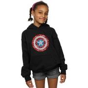 Sweat-shirt enfant Marvel Captain America Pixelated Shield