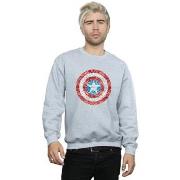 Sweat-shirt Marvel Captain America Pixelated Shield