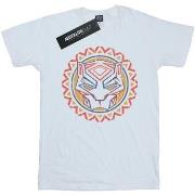 T-shirt enfant Marvel Black Panther Tribal Panther Icon